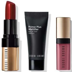 Bobbi Brown 3 Deluxe samples + black round mesh cosmetic bag 🖤